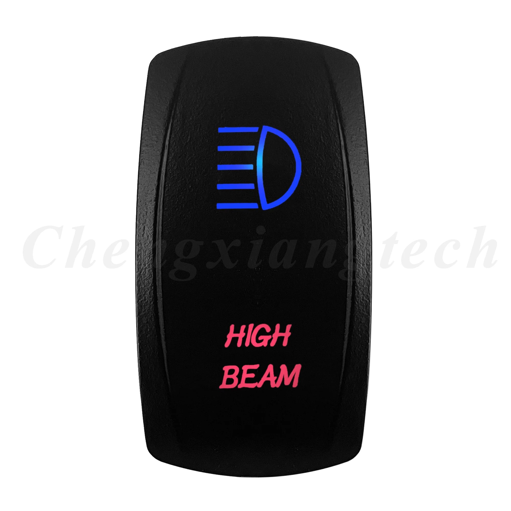 Waterproof 5 Pins SPST On/Off Rocker Switch Blue & Red Led 20A/12V 10A/24V Toggle Switch GPS for Cars,Trucks, RVs, Boats