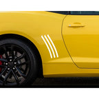 For Chevrolet Camaro ZL1 Z28 RS SS Car Body Stickers Graphics Side Slit Insert Stripes Vinyl Film Decals Tuning Auto Accessories