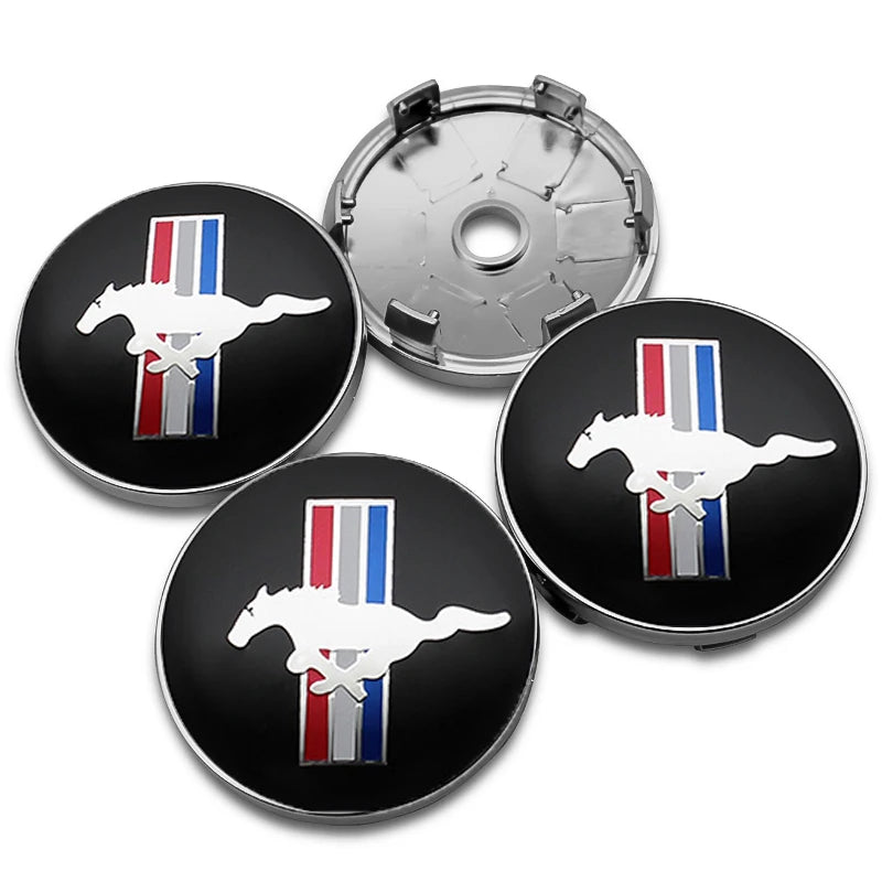 4Pcs 56mm 60mm 54mm Car Wheel Center Hub Cap Rim Cover Stickers For Ford Focus Mondeo Edge Ecosport Ranger Fiesta Fusion Kuga