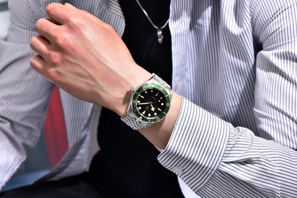 PAGANI DESIGN BB58 Retro Mens Watches 2026 Luxury Automatic Watch For Man Mechanical Wristwatch AR Sapphire Waterproof Men Gift