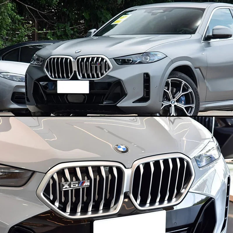 1Pcs  3D ABS Plastic M Series Decor Badge, Front Grille M Sport Logo Car Styling Trim Accessories for BMW M Competition Mo