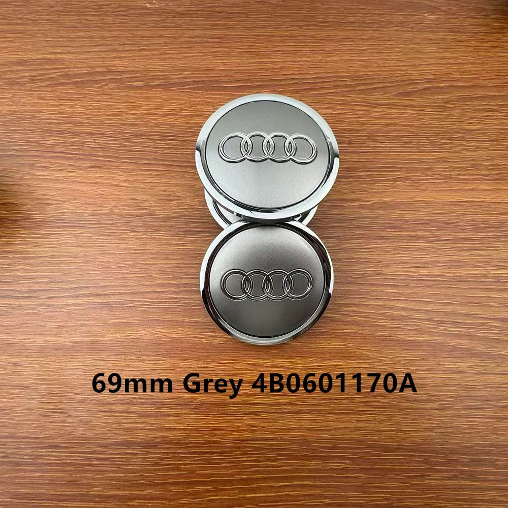 Car Wheel Center Cap Hub Covers 4pcs 60mm 61mm 68mm 69mm 135mm 4B0601170 4F0601165N A3 A4 A5 A6 A7 A8 S4 Q3 Q5 Q7 Accessories