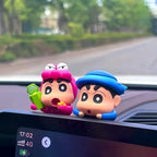 Kucikuji Original Crayon Shin Chan Blind Boxs Toys Kawaii Figures Anime Model Mobile Phone And Computer Screen Car Ornament Toys