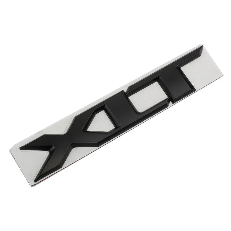 3D Metal XLT Letter Logo Car Trunk Body Badge Emblem Decals Sticker For Ford F150 F-150 Ranger T6 XLT Decoration Accessories