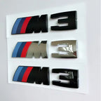 Suitable For BMW Group M3 Emblem Standard Trunk Tail Standard ABS Logo Sticker For BMW E30 E46 E36 E90/E92/E93 F80 GTS CRT CSL