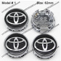 4Pcs 62mm 57mm Car Wheel Center Hub Caps Cover Badge Accessories For Toyota Prado Yaris Hilux Verso Fortuner Supra Corolla Camry