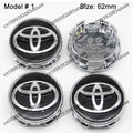 4Pcs 62mm 57mm Car Wheel Center Hub Caps Cover Badge Accessories For Toyota Prado Yaris Hilux Verso Fortuner Supra Corolla Camry