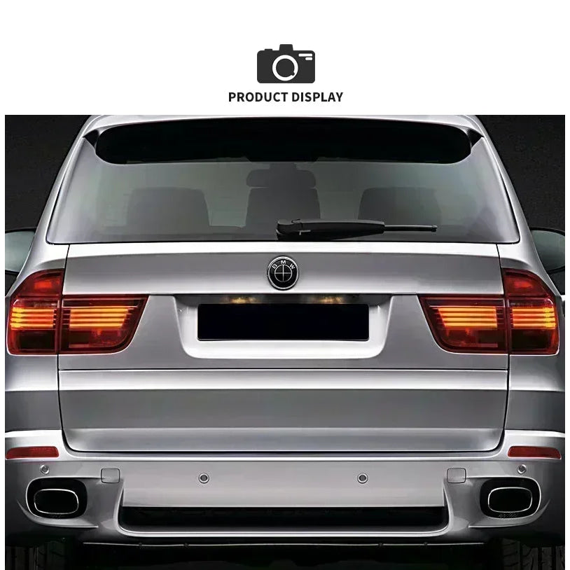 1pcs 78mm 51141970248 Car Emblem Reartrunk Logo Badge Styling Accessories for BMW E66 E53 X5 E46 E39 E38 E90 E60 E36 F30 F20 F10