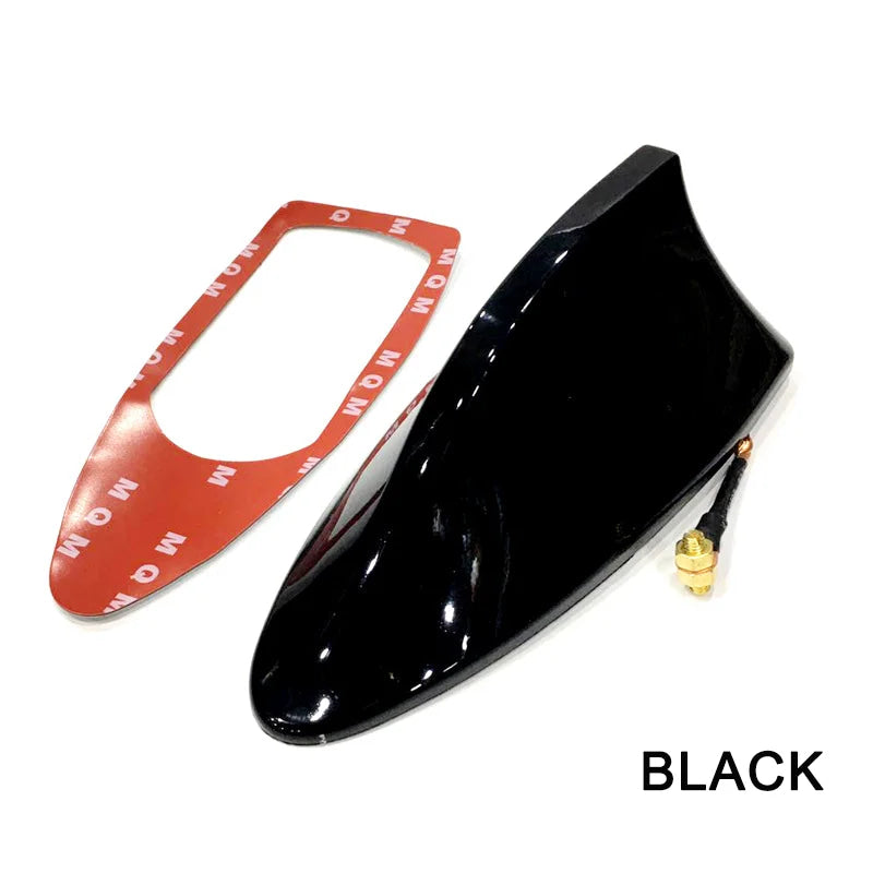Car Shark Fin Antenna Cover Base Replacement Radio Signal Aerials Roof Exterior Accessories Decoration