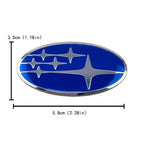58x29mm Alloy Car Steering Wheel Logo Emblem Sticker Decals for Subaru FORESTER IMPREZA XV STI WRC WRX BRZ LEGACY OUTBACK LEVORG