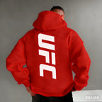 Men's Pattern Hoodies –Bold Back Prints MMA Inspired Streetwear Loose Fit Perfect for Gym  Casual Wear Limited Edition Designs
