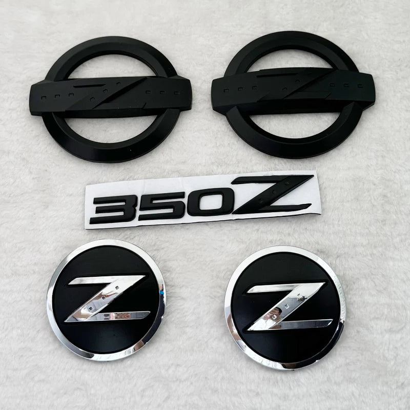 Car Rear Trunk Emblem Badge Sticker Decals for Nissan Z Logo 350Z 370Z Fairlady Z3 Z34 Almera Sylphy Altima Sentra