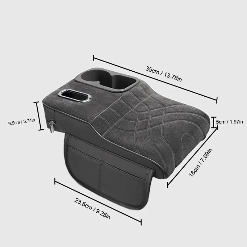 Car Console Armrest Box Booster Pad Car Arm Rest Padded Cover For Mercedes Benz AMG W204 W206 W205 W203 W211 W212 W213 W210 W124