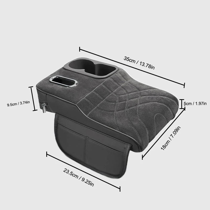 Car Console Armrest Box Booster Pad Car Arm Rest Padded Cover For Mercedes Benz AMG W204 W206 W205 W203 W211 W212 W213 W210 W124