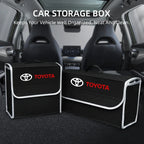 Car interior sticker Car Trunk Storage Box Foldable Felt Organizer Stowing Tidying Box For Toyota Corolla Camry rav4 Yaris hilux