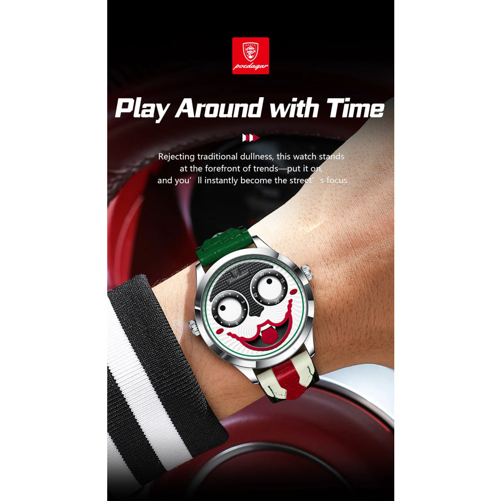 POEDAGAR Top Original Watch For Man Luxury High Quality Waterproof Man Wristwatch Quartz Leather Men's Sports Watches Male Reloj
