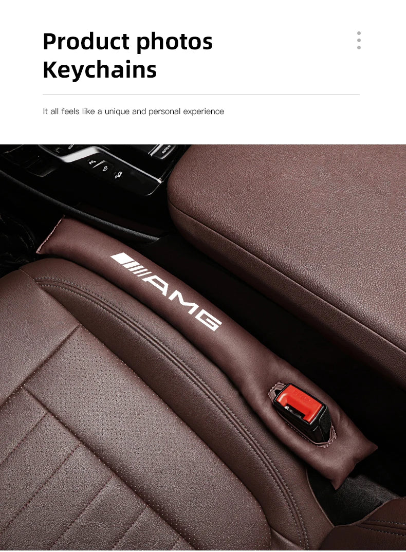 2Pcs Car Seat Gap Filler Leak Proof Sealing Strip For Mercedes Benz AMG W204 W205 W203 W211 W212 W213 W201 W210 W124 W126 W140