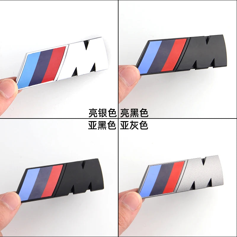 For BMW G01 E84 E83 F39 F10 F30 G11 G07 G86 G80 G60 X1 X2 X3 X4 X5 X6 F48 M Logo 3D ABS Car Front Grille Badge Emblem Accessorie