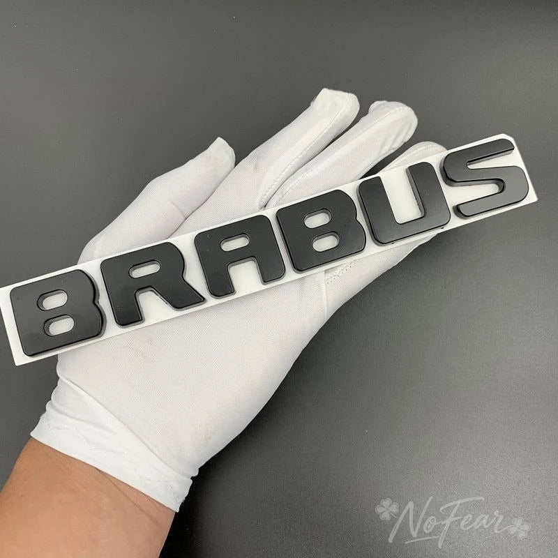 3D Metal Logo Emblem Badge Stickers For Brabus smart w204 w205 GLC G63 G65 W463 G500 G350 CLA w464 w221 w213 w206 w212 GLS