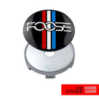Ford Mustang ST Foose Accessorie 56MM Emblem Car Wheel Center Cap Sticker Decoration for Edge Fusion Shelby Explorer F150 Focus
