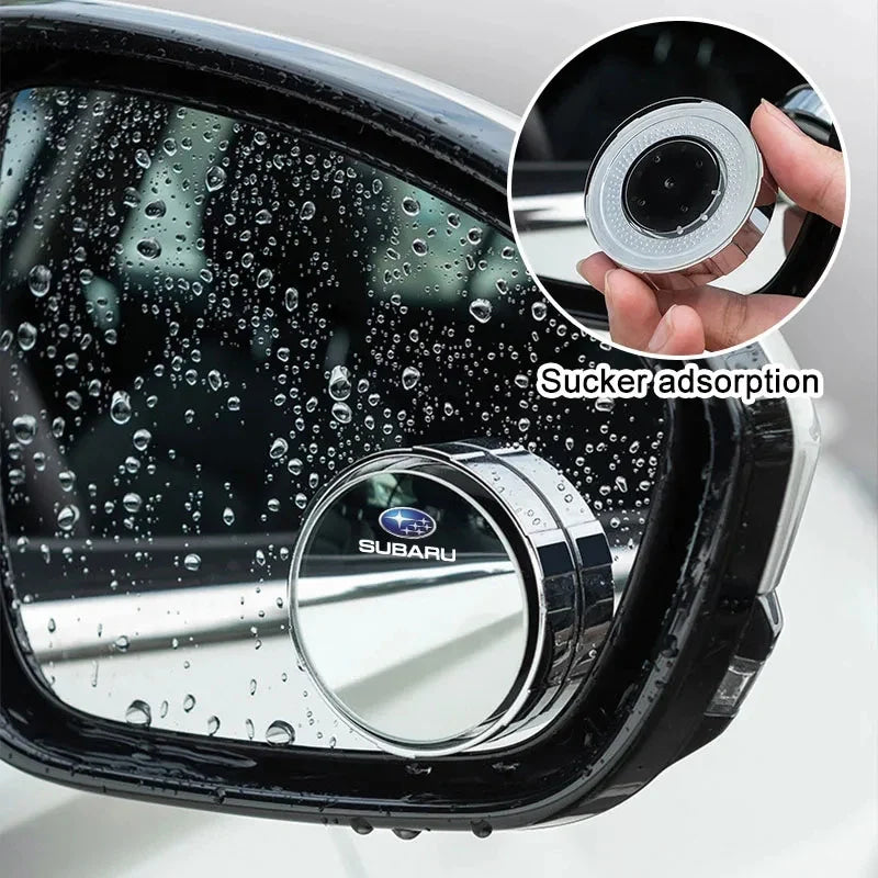 1 Pair 360 Degree Wide Angle Adjustable Car Rear View Mirror For Subaru LEGACY Forester Outback Rally WRX WRC XV Impreza
