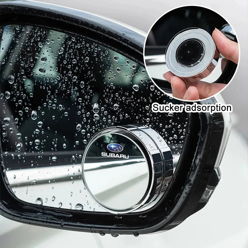 1 Pair 360 Degree Wide Angle Adjustable Car Rear View Mirror For Subaru LEGACY Forester Outback Rally WRX WRC XV Impreza