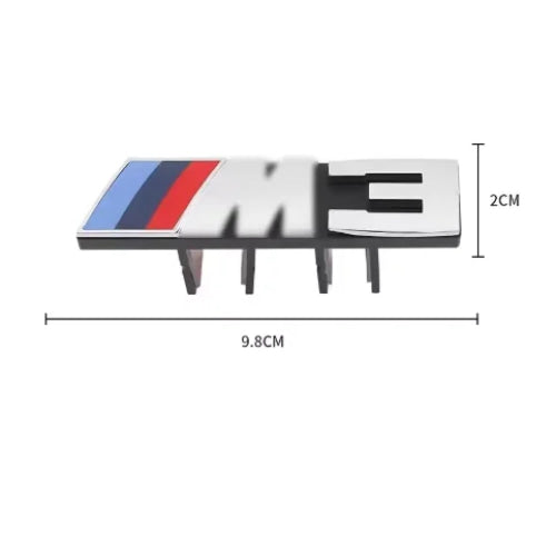 3D Car Front Grille M Badge Emblem Decoration Accessories For bAB-BMW M M1 M2 M3 M4 M5 M6 M7 E39 E87 E60 E46 E53 E90 F10 F20 F25