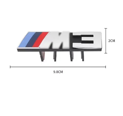 3D Car Front Grille M Badge Emblem Decoration Accessories For bAB-BMW M M1 M2 M3 M4 M5 M6 M7 E39 E87 E60 E46 E53 E90 F10 F20 F25