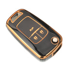 Jingyuqin 2/3/4/5 BTN suave TPU funda para llave de coche para Buick/Opel para Chevrolet Cruze Epica Lova Camaro Impala Aveo Malibu Sail Orlando