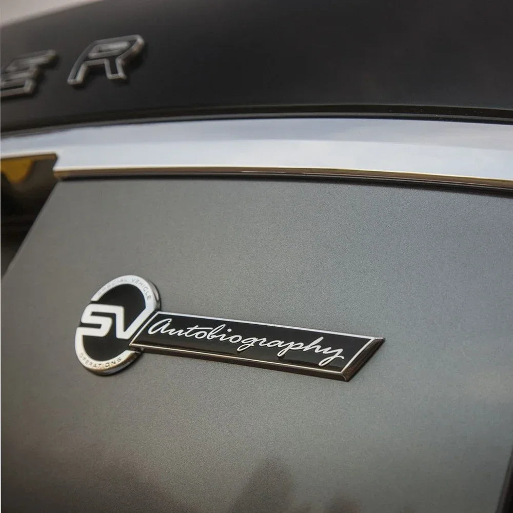 Car Front Grille Emblem Sticker Auto Accessories For Landrover SVR Vogue Velar Evoque Discovery Range Rover  L551 P250 P300 L405