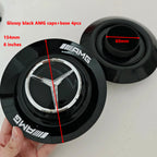 4PCS Aluminum Car Wheel Center Hub Caps for Mercedes-Benz A45S C63S E63S AMG GT GTS C190 Auto Styling Accessories