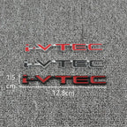 Car Emblem Decals VTEC IVTEC Metal Badge Sticker Accessories For Civic cb400 i-VTEC vfr800 cb750 Accord Odyssey CRV Pilot FIT
