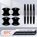 Car Door Handle Bowl Stickers Anti-collision Protector Stickers For Honda Mugen Power Civic Accords CRV Hrv Jazz CBR VTEC VFR