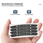 4Pcs Metal Car Wheel Hub Sticker Decorative Accessories For Mercedes Benz AMG GLE GLC W205 W206 W203 W204 W210 W212 W213
