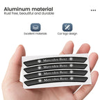 4Pcs Metal Car Wheel Hub Sticker Decorative Accessories For Mercedes Benz AMG GLE GLC W205 W206 W203 W204 W210 W212 W213