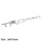 3D Trd Pro Bro Badge Emblem Car Stickers For Toyota Tundra Car Label Rear Trunk Decal Auto rear tail logo body sticker