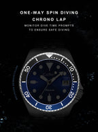 CADISEN New Luminous Men Mechanical Wristwatches Ceramic Bezel Sapphire Glass Automatic Watch Men Relogio Masculino