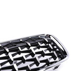 Kidney Front Racing Grille Chrome Black Silver Points Diamond Style Grill For BMW 3 Series F30 F31 2012-2019 320i 328i 330i 340i