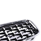 Kidney Front Racing Grille Chrome Black Silver Points Diamond Style Grill For BMW 3 Series F30 F31 2012-2019 320i 328i 330i 340i