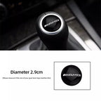 Gearbox Control Lever Sticker Shift Handle Decals Accessories For Car Mercedes Benz AMG W204 W205 W203 W211 W212 W213 W201 W210