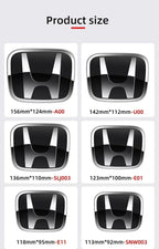 1pcs 3D H Custom Badge Decal for Honda Civic VEZEL CRV City Accord Fit Odyssey Car Hood Front Grill Rear Trunk H Logo Sticker