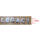Car Letter Rear Trunk Decals Emblem Badge Sticker Front Engine Cover Sticker Decal Styling For Subaru LEGACY