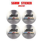 4pcs 56/58/60/69mm Car Wheel Center Hub Caps Accessories For Honda Type R Type S VTEC DOHC Modulo Vezel Legend Si RR Insight