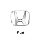 3D ABS Car Emblem Front Head Grill Hood Bonnet Emblem Rear Tail Bumper For Honda Civic 2006-2015 8th 9th 9.5th generation Civic