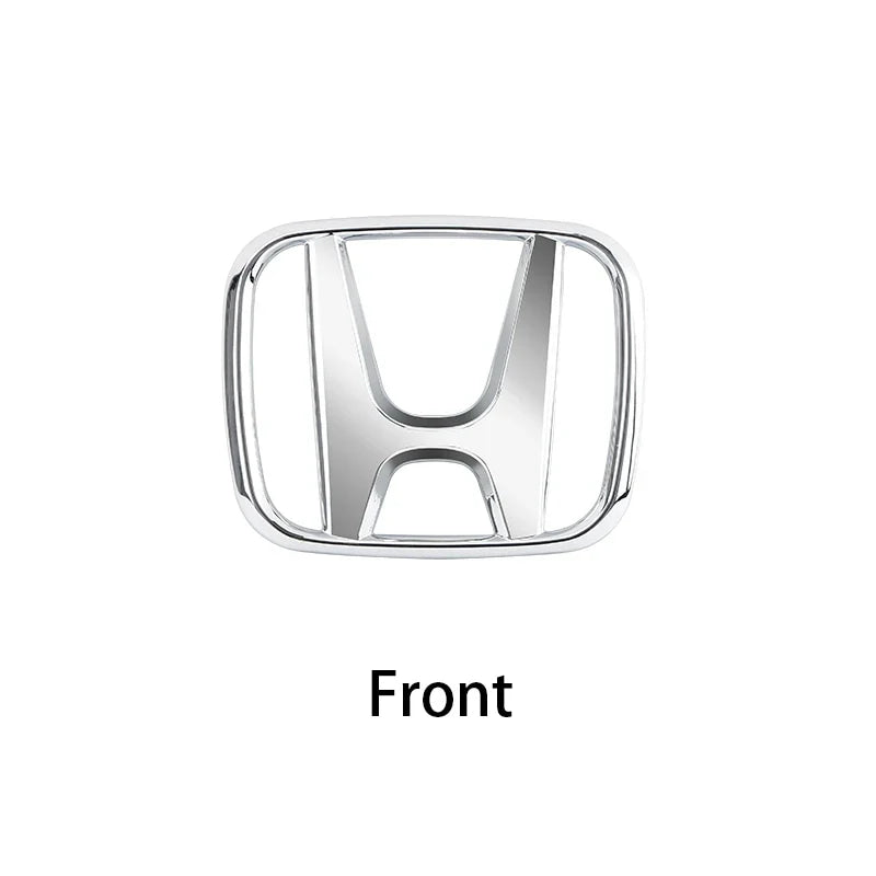 3D ABS Car Emblem Front Head Grill Hood Bonnet Emblem Rear Tail Bumper For Honda Civic 2006-2015 8th 9th 9.5th generation Civic