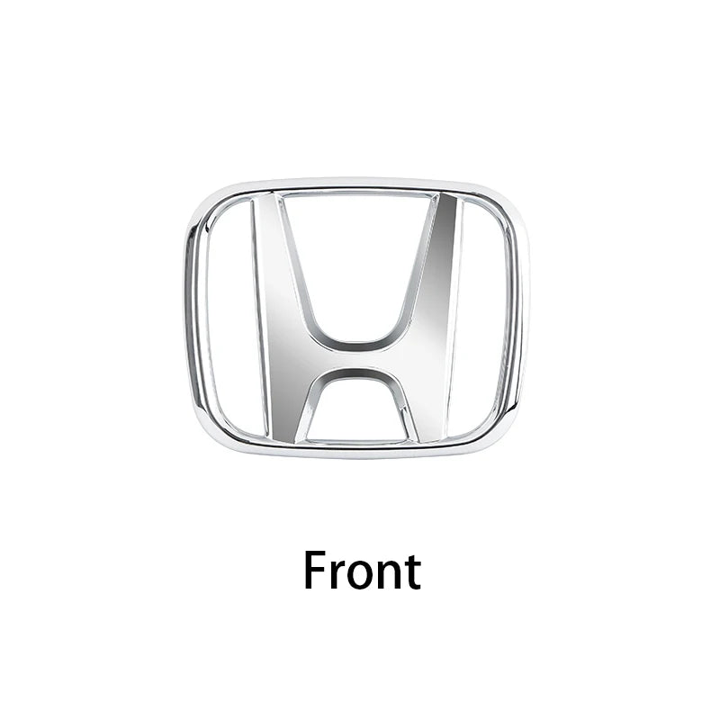 3D ABS Car Emblem Front Head Grill Hood Bonnet Emblem Rear Tail Bumper For Honda Civic 2006-2015 8th 9th 9.5th generation Civic