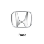 3D ABS Car Emblem Front Head Grill Hood Bonnet Emblem Rear Tail Bumper For Honda Civic 2006-2015 8th 9th 9.5th generation Civic