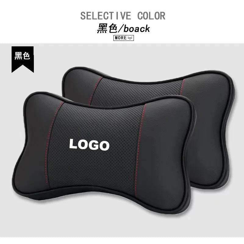 1Pcs Car Seat Headrest Auto Logo Neck Pillow For Ford Raptor F150 2019 2020 2021 2022 2023 2018 car accessories interior