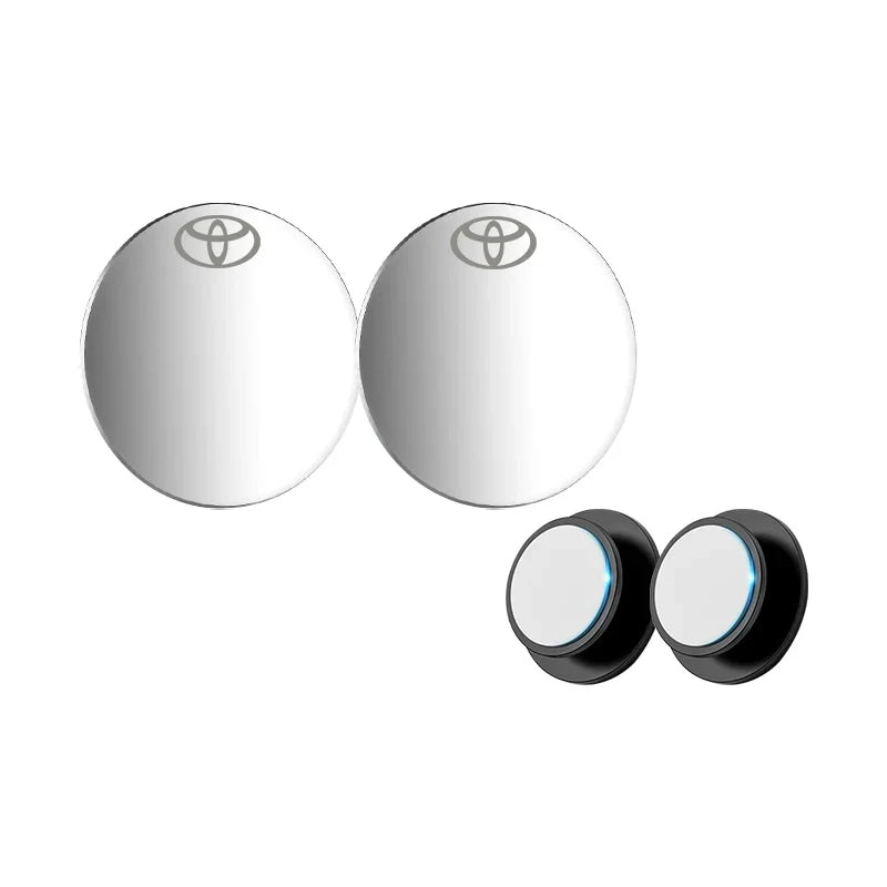 Car exterior annual inspection stickers Car Rearview Rain Eyebrow Blind Spot Mirror Small Round Mirror For Toyota