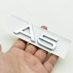 3D ABS cromo negro Logo A1 A2 A3 A4 A5 A6 A7 A8 emblema coche insignia para maletero pegatinas para Audi Auto accesorios decorativos